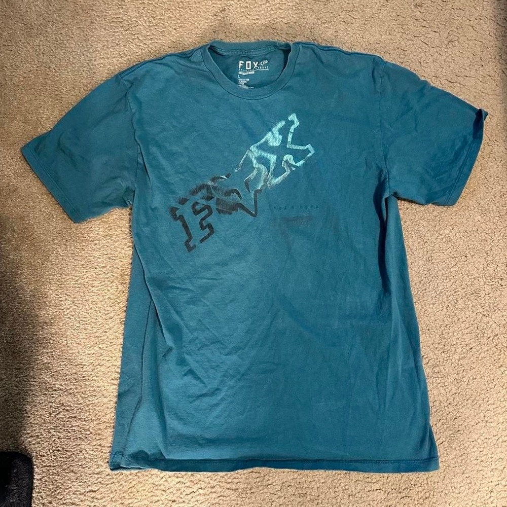 Fox Racing blue t-shirt, Size L